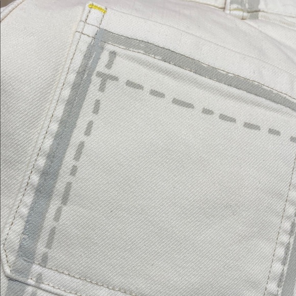 NWT KERRI Rosenthal Cream Flare & Wide Leg Jeans - Picture 9 of 10